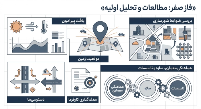 فاز صفر: مطالعات و تحلیل اولیه